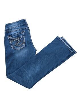 Silver Jeans Mckenzie Bootcut Denim in Medium Blue W29× L32